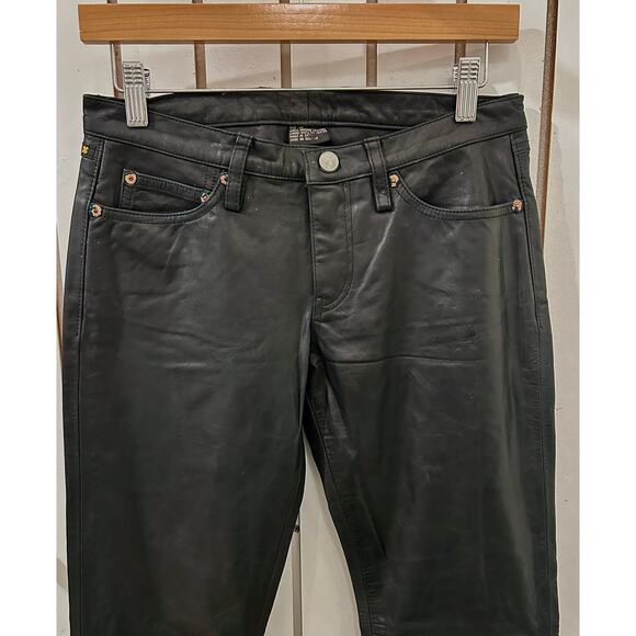 Lucky Brand Leather Pants Size 26 - Picture 1 of 9